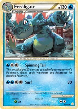 Feraligatr - 20/123 (Cosmos Holo) (20) [Deck Exclusives] Holofoil