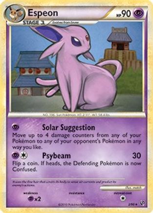 Espeon - 2/90 (HGSS Undaunted) (2) [Deck Exclusives]
