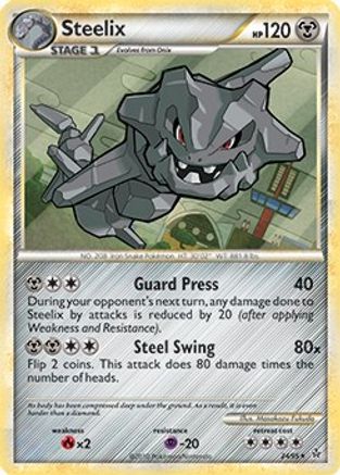 Steelix - 24/95 (HGSS Unleashed) (24) [Deck Exclusives] Holofoil