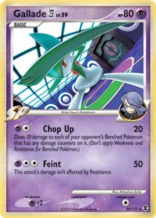 Gallade E4 - 20/111 (DPPt Rising Rivals) (20) [Deck Exclusives] Holofoil