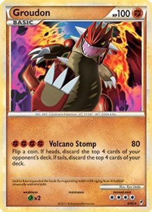 Groudon - 6/95 (Call of Legends) (6) [Deck Exclusives]