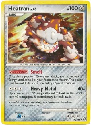Heatran - 30/146 (DP Legends Awakened) (30) [Deck Exclusives] Holofoil