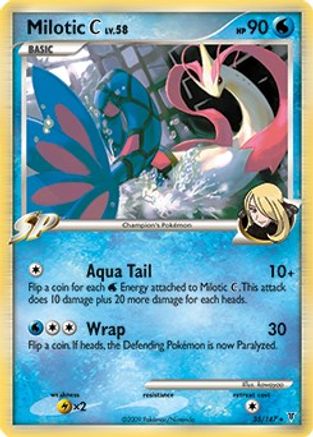 Milotic C - 35/147 (DPPt Supreme Victors) (35) [Deck Exclusives] Holofoil