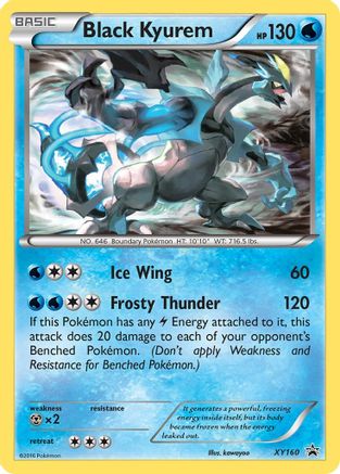 Black Kyurem - XY160 (XY160) [XY Promos] Holofoil
