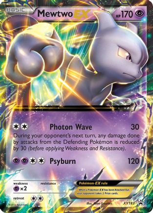 Mewtwo EX - XY183 (XY183) [XY Promos] Holofoil