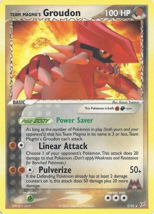 Team Magma's Groudon - 9/95 (EX Team Magma vs Team Aqua) (9) [Deck Exclusives]