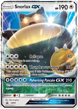 Snorlax GX - SM05 (SM05) [SM Promos] Holofoil