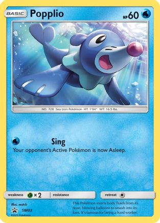 Popplio - SM03 (SM03) [SM Promos] Holofoil