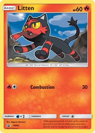 Litten - SM02 (SM02) [SM Promos] Holofoil
