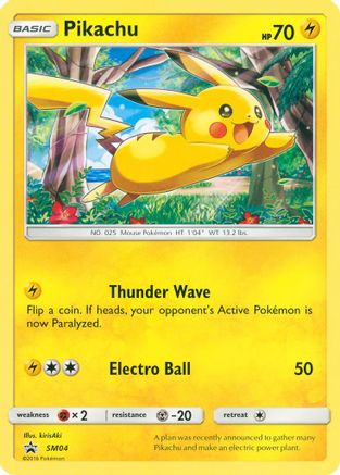 Pikachu - SM04 (SM04) [SM Promos] Holofoil