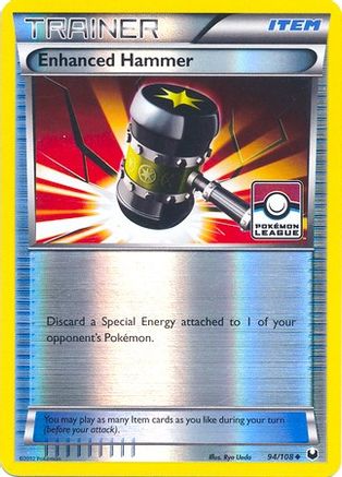 Enhanced Hammer - 94/108 (Pokemon League) (94) [League & Championship Cards] Reverse Holofoil
