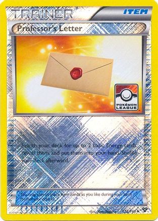 Professor's Letter - 123/146 (Pokemon League) (123) [League & Championship Cards] Reverse Holofoil