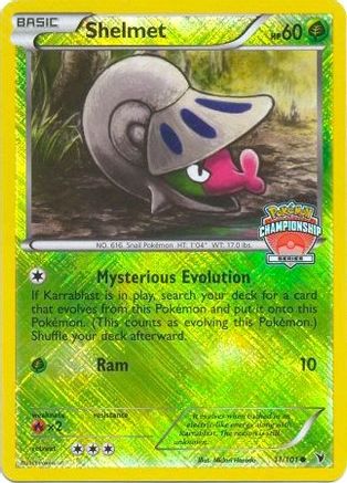 Shelmet - 11/101 (Championship Series) (11) [League & Championship Cards] Reverse Holofoil