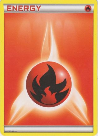 Fire Energy (2013 Unnumbered) () [Deck Exclusives] Holofoil