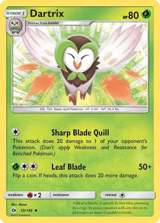 Dartrix (10) [SM Base Set]