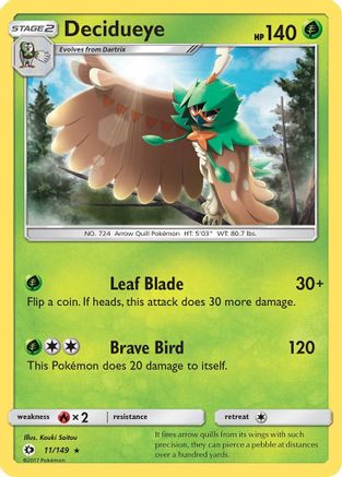 Decidueye (11) [SM Base Set]