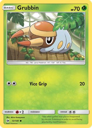 Grubbin (13) [SM Base Set]