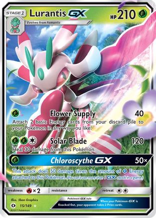 Lurantis GX (15) [SM Base Set] Holofoil