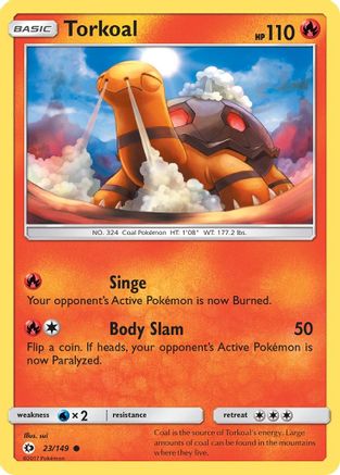 Torkoal (23) [SM Base Set]