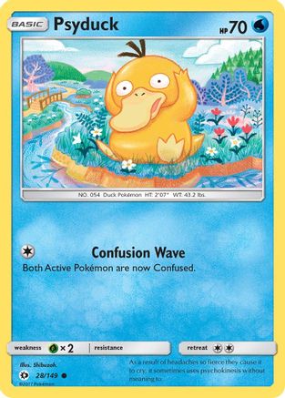 Psyduck (28) [SM Base Set] Reverse Holofoil