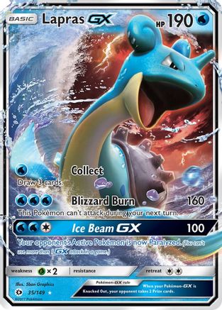 Lapras GX (35) [SM Base Set] Holofoil