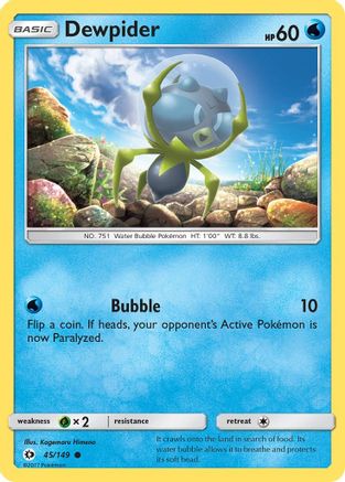 Dewpider (45) [SM Base Set]
