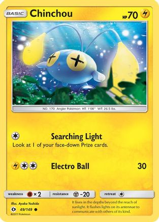 Chinchou (49) [SM Base Set]