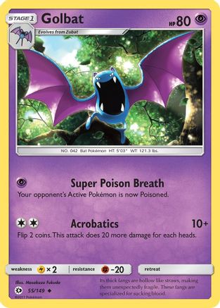Golbat (55) [SM Base Set]