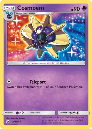 Cosmoem (65) [SM Base Set] Reverse Holofoil