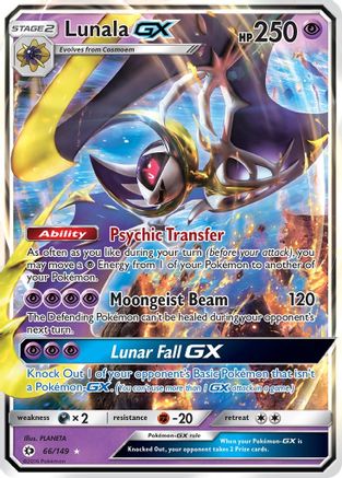 Lunala GX (66) [SM Base Set] Holofoil