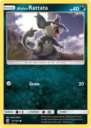 Alolan Rattata (76) [SM Base Set]