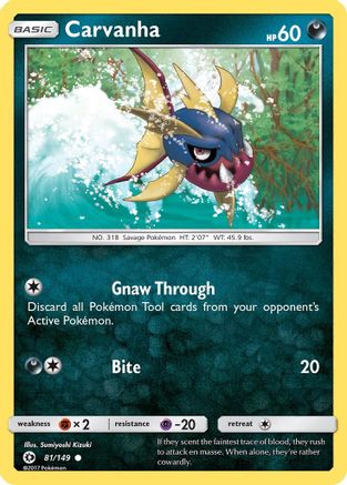Carvanha (81) [SM Base Set]