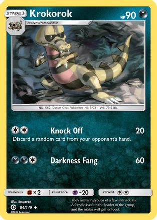 Krokorok (84) [SM Base Set]