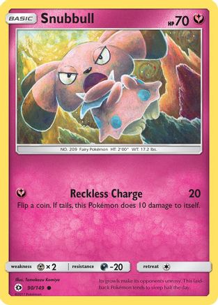 Snubbull (90) [SM Base Set]