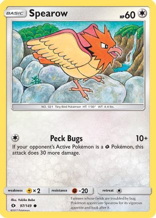 Spearow (97) [SM Base Set]