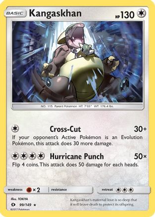 Kangaskhan (99) [SM Base Set] Holofoil