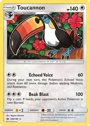 Toucannon (108) [SM Base Set]
