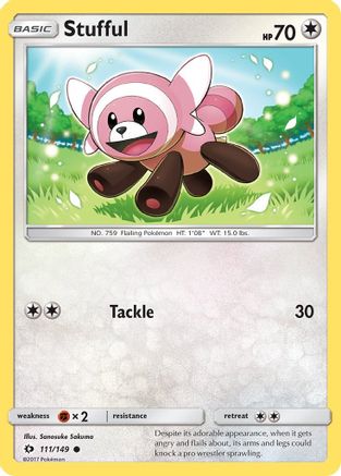 Stufful (111) [SM Base Set] Reverse Holofoil