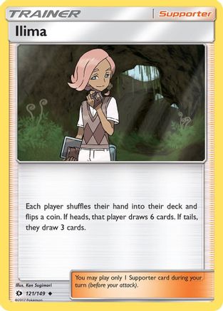 Ilima (121) [SM Base Set] Reverse Holofoil