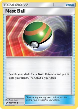 Nest Ball (123) [SM Base Set] Reverse Holofoil