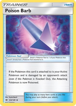 Poison Barb (124) [SM Base Set] Reverse Holofoil
