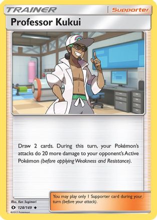 Professor Kukui (128) [SM Base Set] Reverse Holofoil