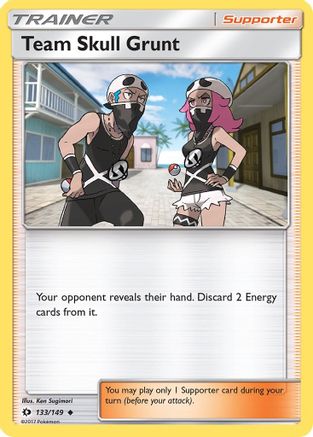 Team Skull Grunt (133) [SM Base Set] Reverse Holofoil