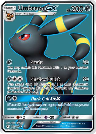 Umbreon GX (Full Art) (142) [SM Base Set] Holofoil
