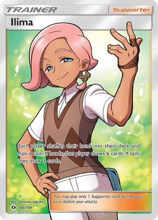 Ilima (Full Art) (146) [SM Base Set] Holofoil