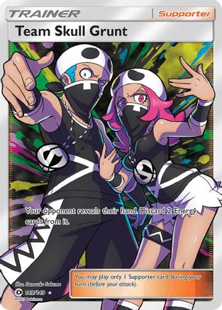 Team Skull Grunt (Full Art) (149) [SM Base Set] Holofoil