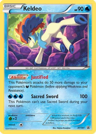 Keldeo - XY191 (XY191) [XY Promos] Holofoil