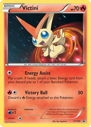 Victini - XY189 (XY189) [XY Promos] Holofoil