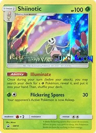 Shiinotic - SM10 (Prerelease) [Staff] (SM10) [SM Promos] Holofoil