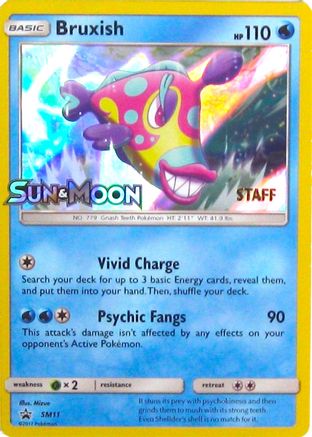 Bruxish - SM11 (Prerelease) [Staff] (SM11) [SM Promos] Holofoil